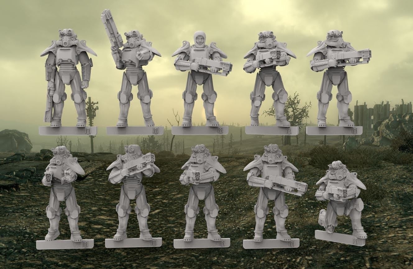 Power Armor Suits (10 Sculpts)