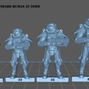 Alternative view of Power Armor Suits (10 Sculpts)