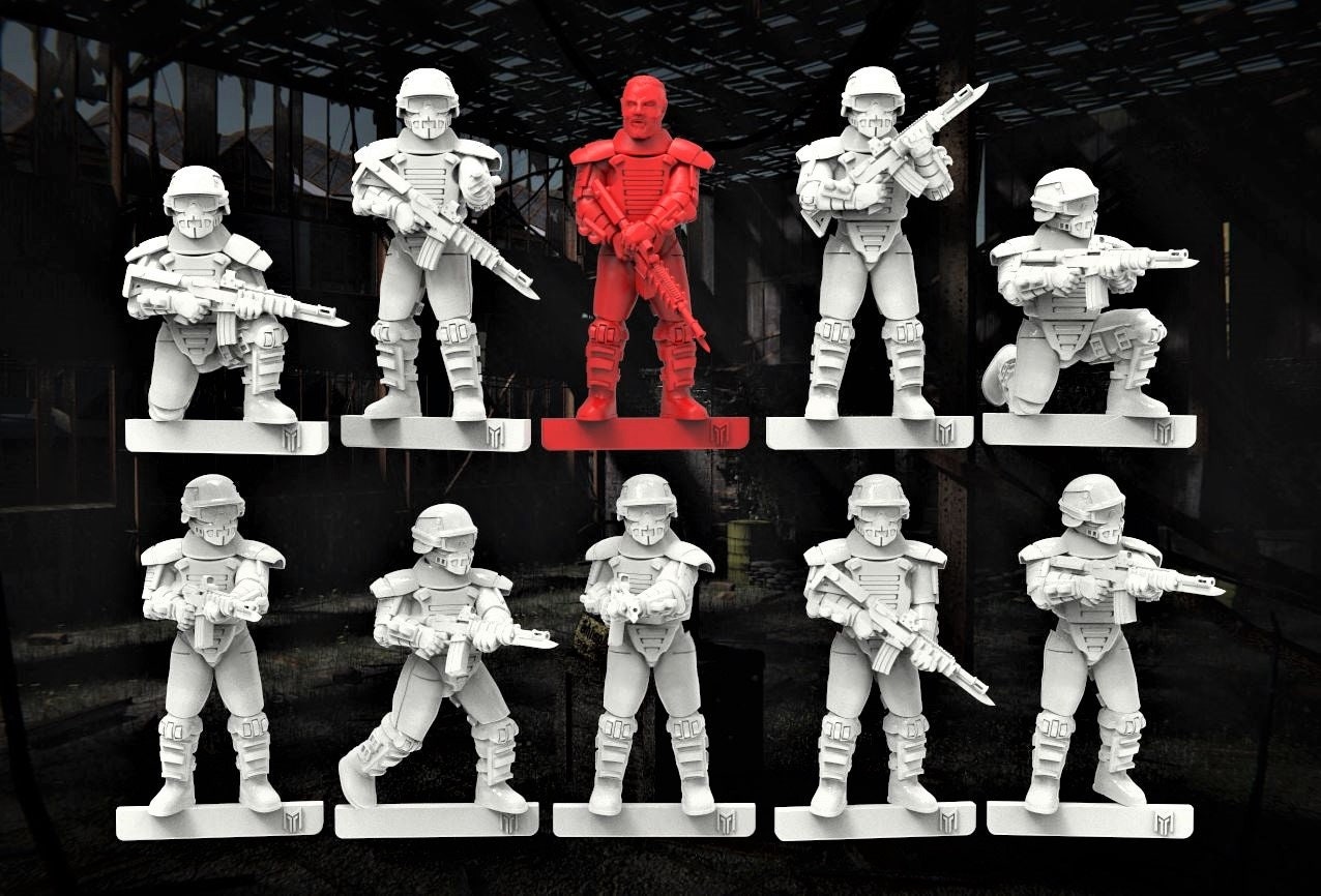 Commonwealth Soldiers (10 Sculpts)