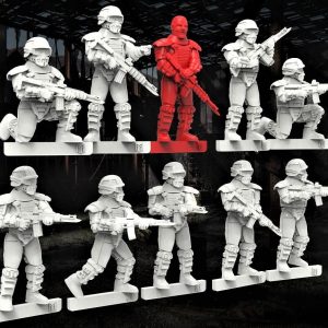 Alternative view of Commonwealth Soldiers (10 Sculpts)