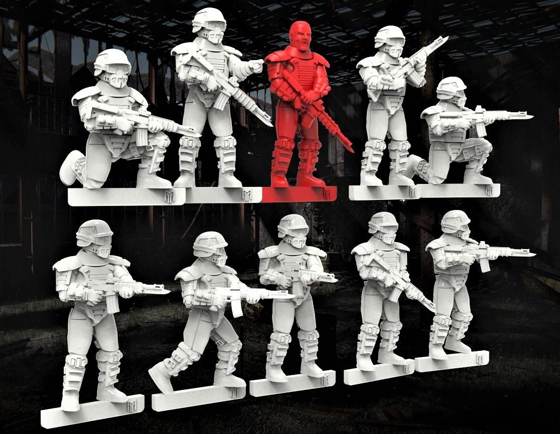 Commonwealth Soldiers (10 Sculpts) - Image 2