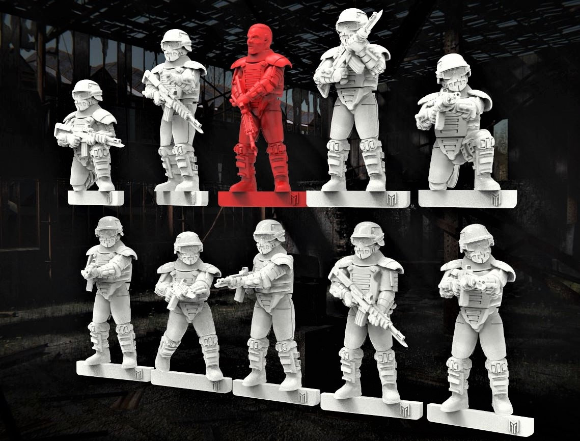 Commonwealth Soldiers (10 Sculpts) - Image 3