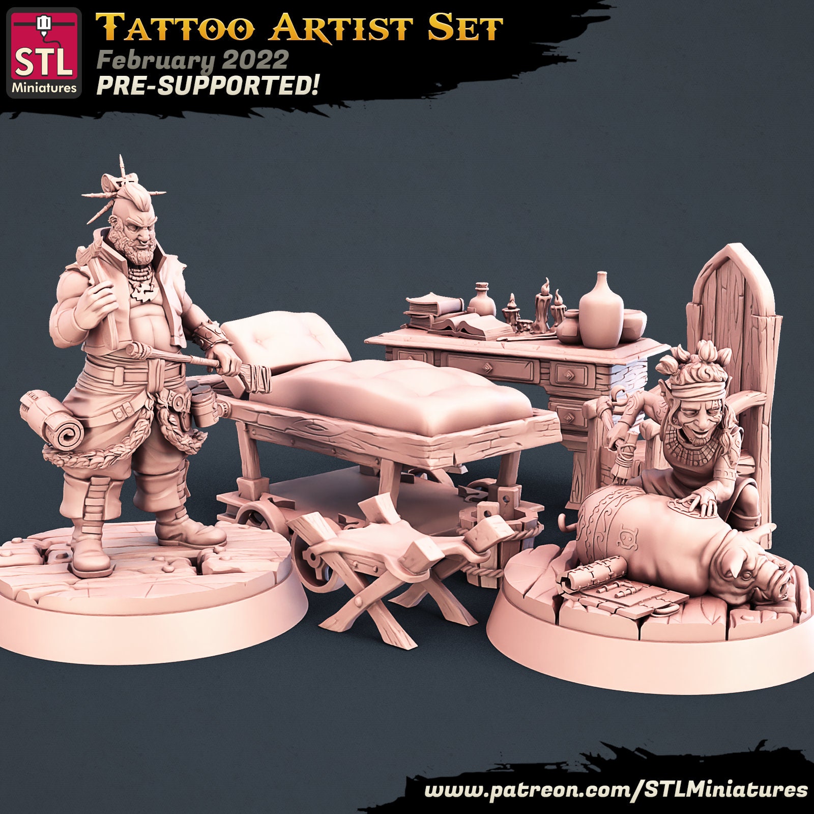 Tattoo Shop Set