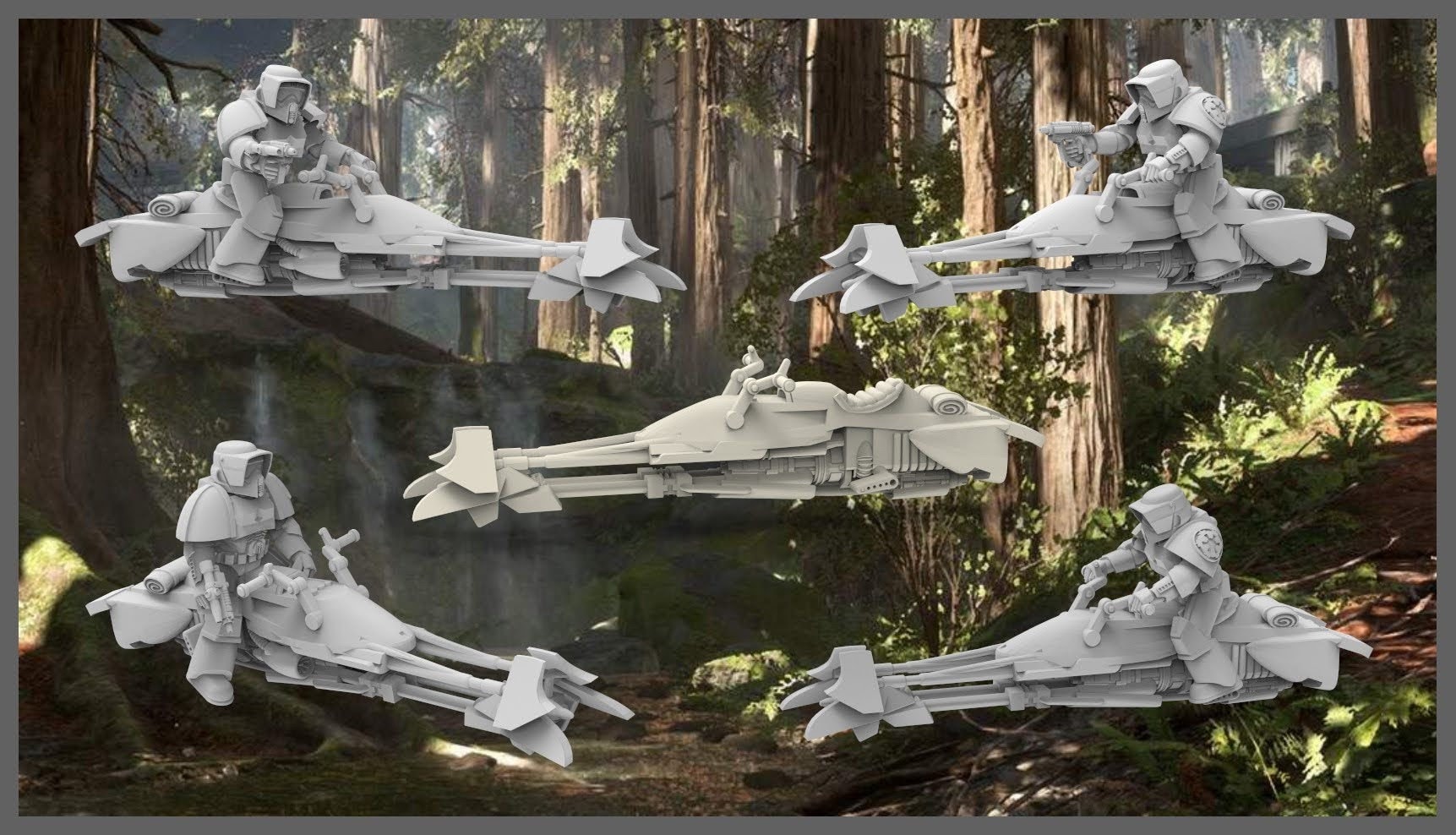 Grav Bikers (5 Sculpts)