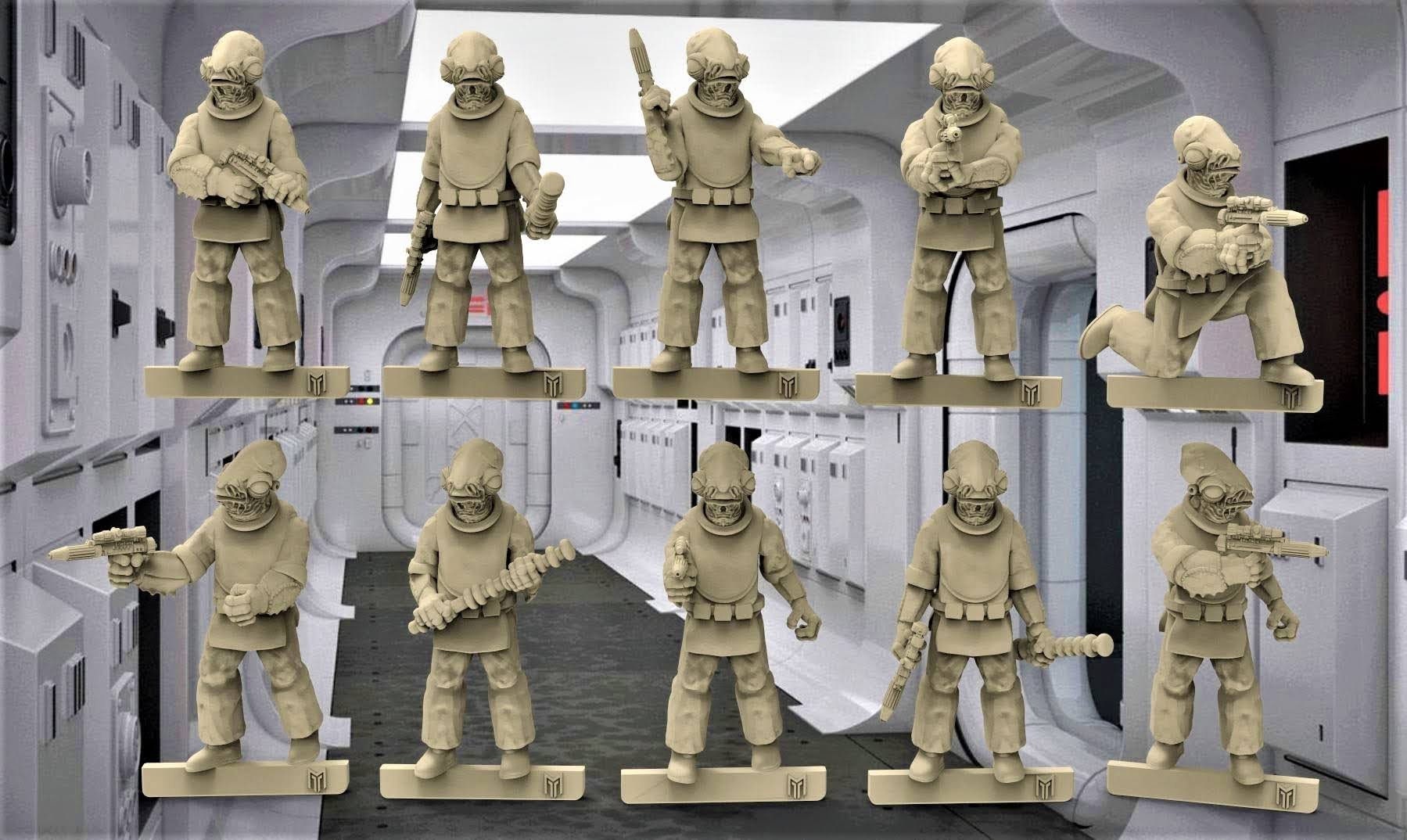 Squid Heads (10 Sculpts)