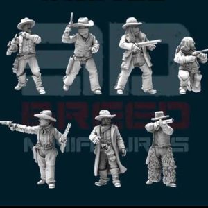 Outlaw Posse (7 Sculpts)