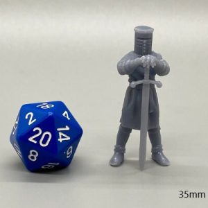 Alternative view of The Black Knight (3 Poses and yes, one is modular!)