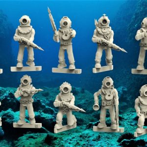 Alternative view of Deep Sea Divers (12 Sculpts)
