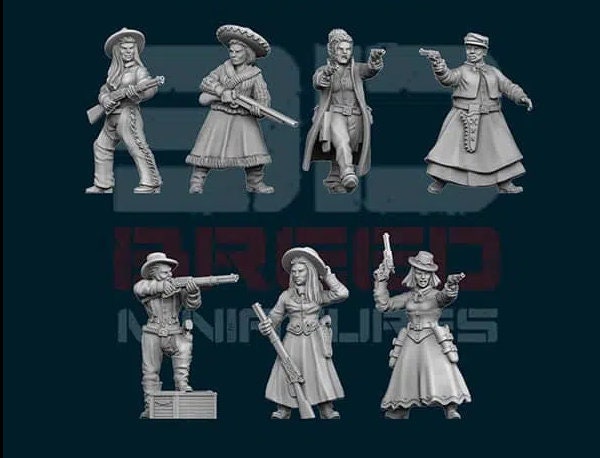 Ladies of the West (7 Sculpts)