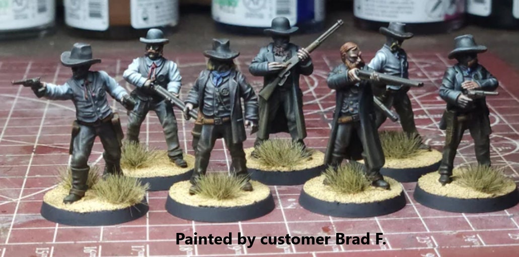 U.S. Marshals Posse (7 Sculpts)