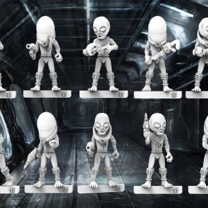 Little Grey Men (10 Sculpts)