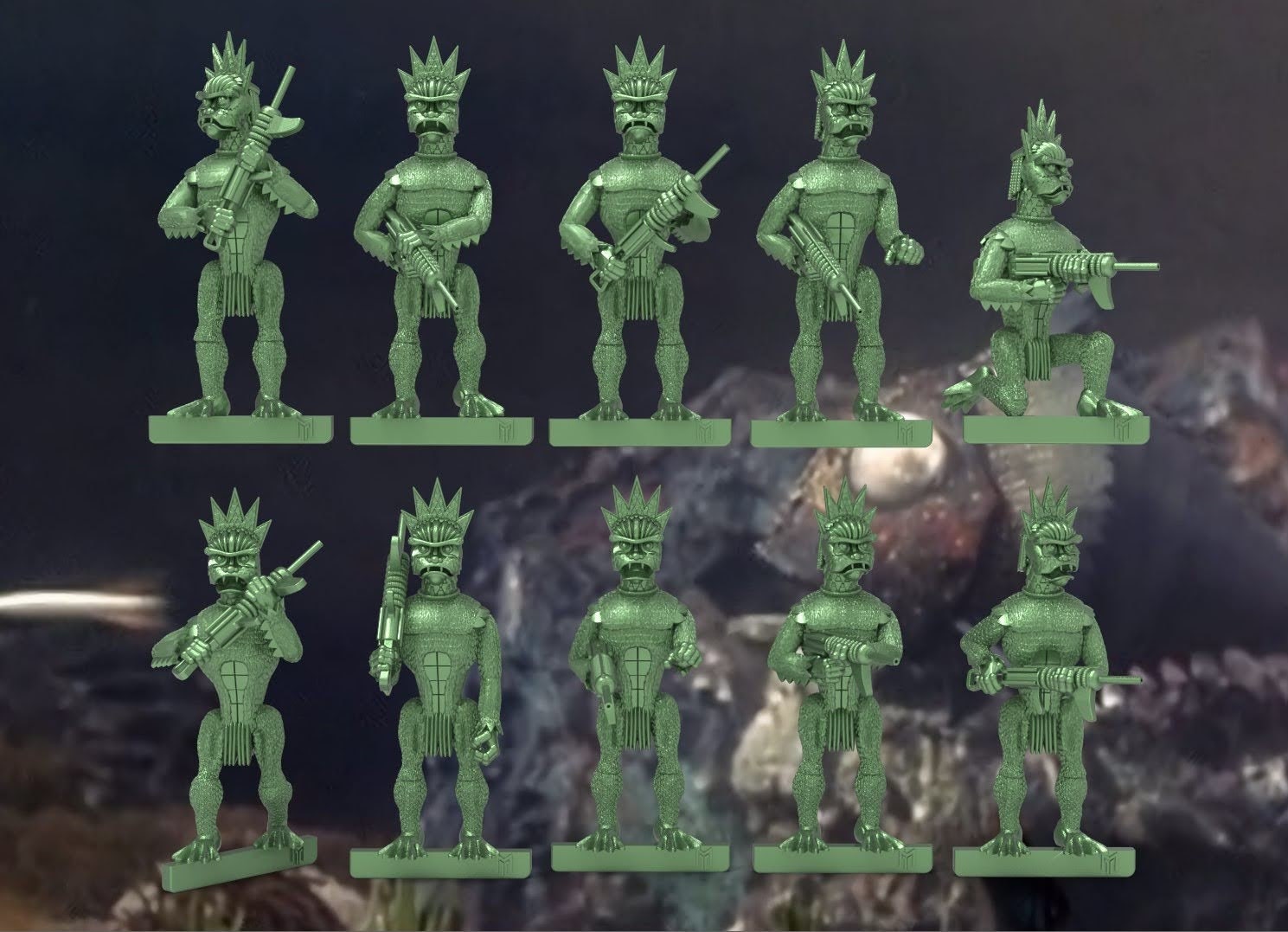Aquaphibians (10 Sculpts)