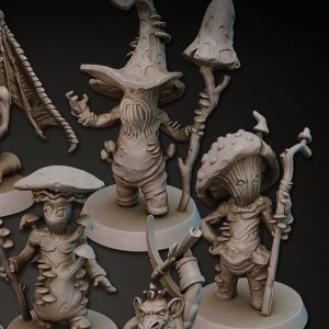 Myconid Trio (2 sizes)