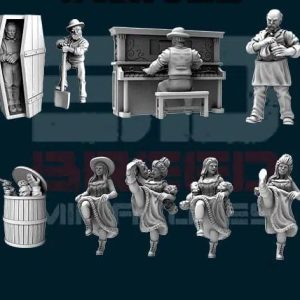 Western Civilians (11 Sculpts)