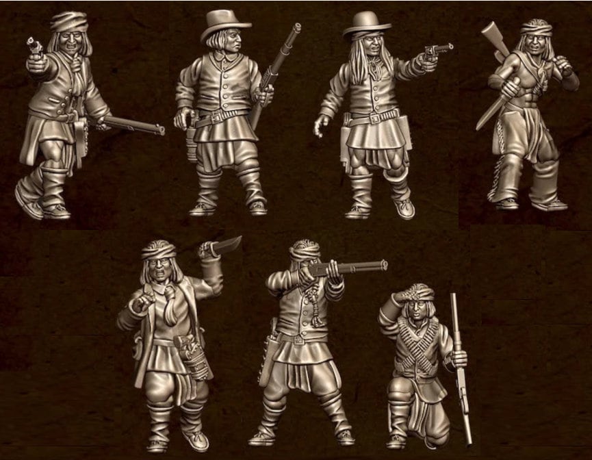 Apache Warband (7 Sculpts)