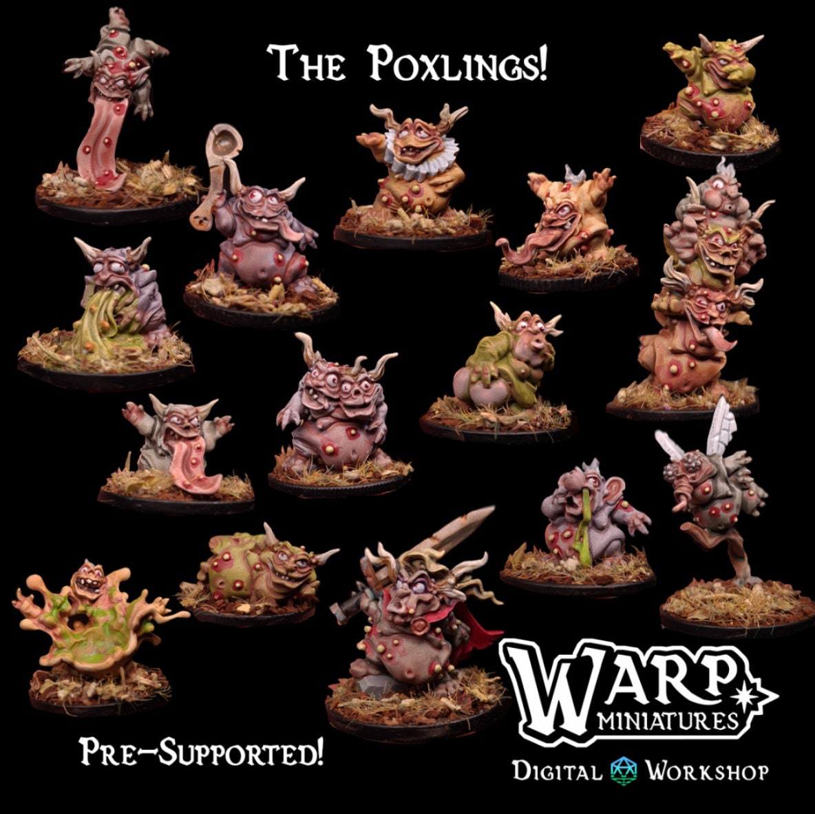 Poxlings (15 Sculpts)