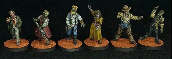 Western Zombies (6 Sculpts)