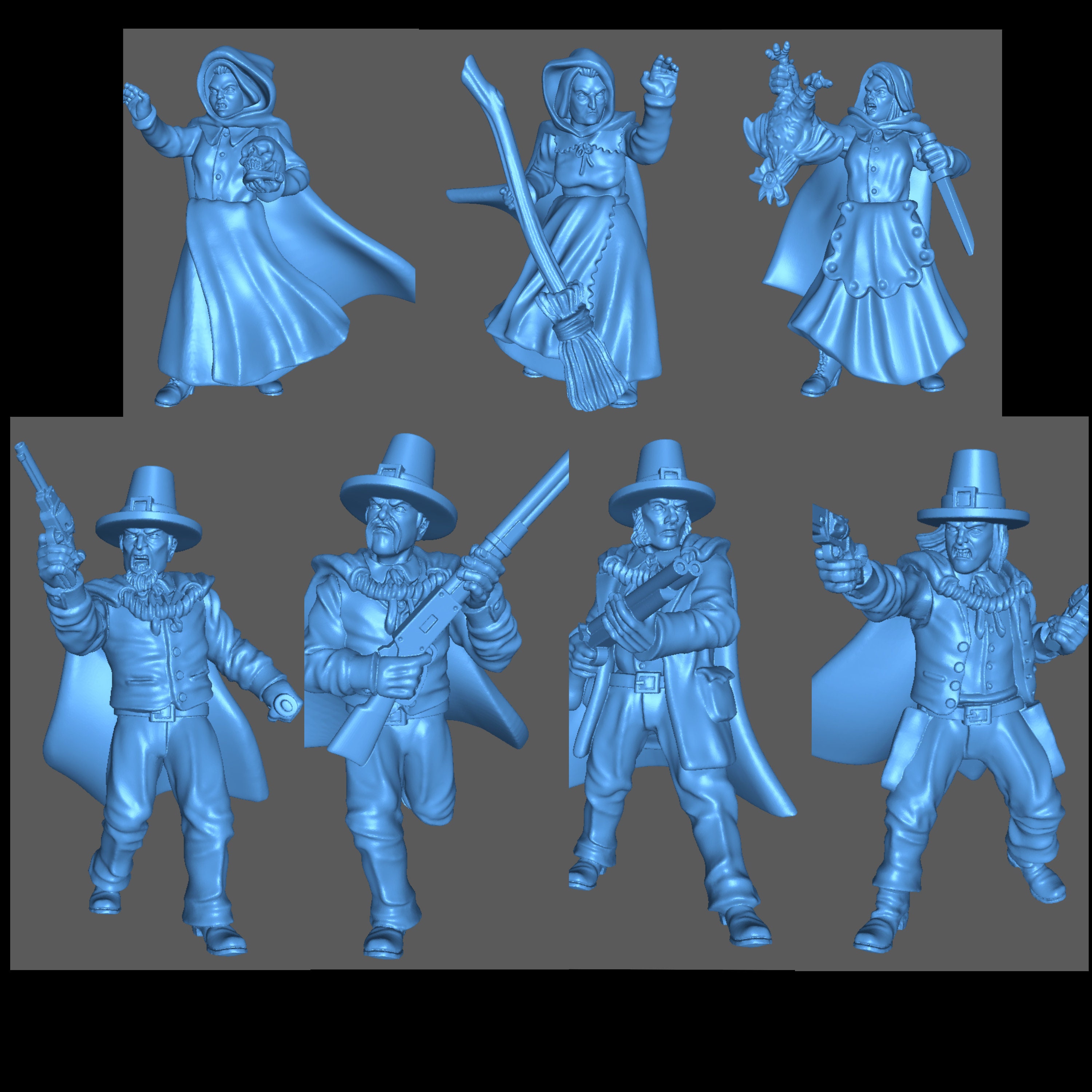 Salem Witches (7 Sculpts)