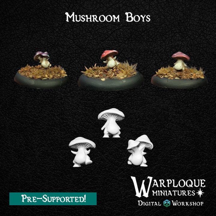 Mushroom Boyz (6 Tiny Creatures)