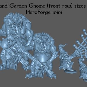 Alternative view of Battle of Shroom Pass - Badger Brutes & Gnome Defenders Miniature Set