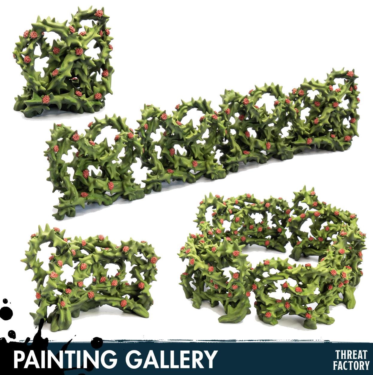 Wall of Thorns (Circular or Clumpy Sculpts)