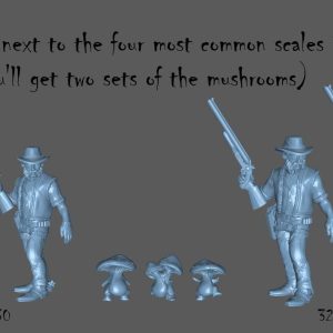 Alternative view of Mushroom Boyz (6 Tiny Creatures)