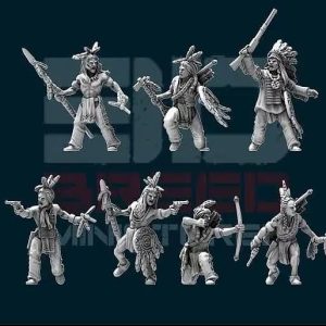 Sioux Warband (7 Sculpts)