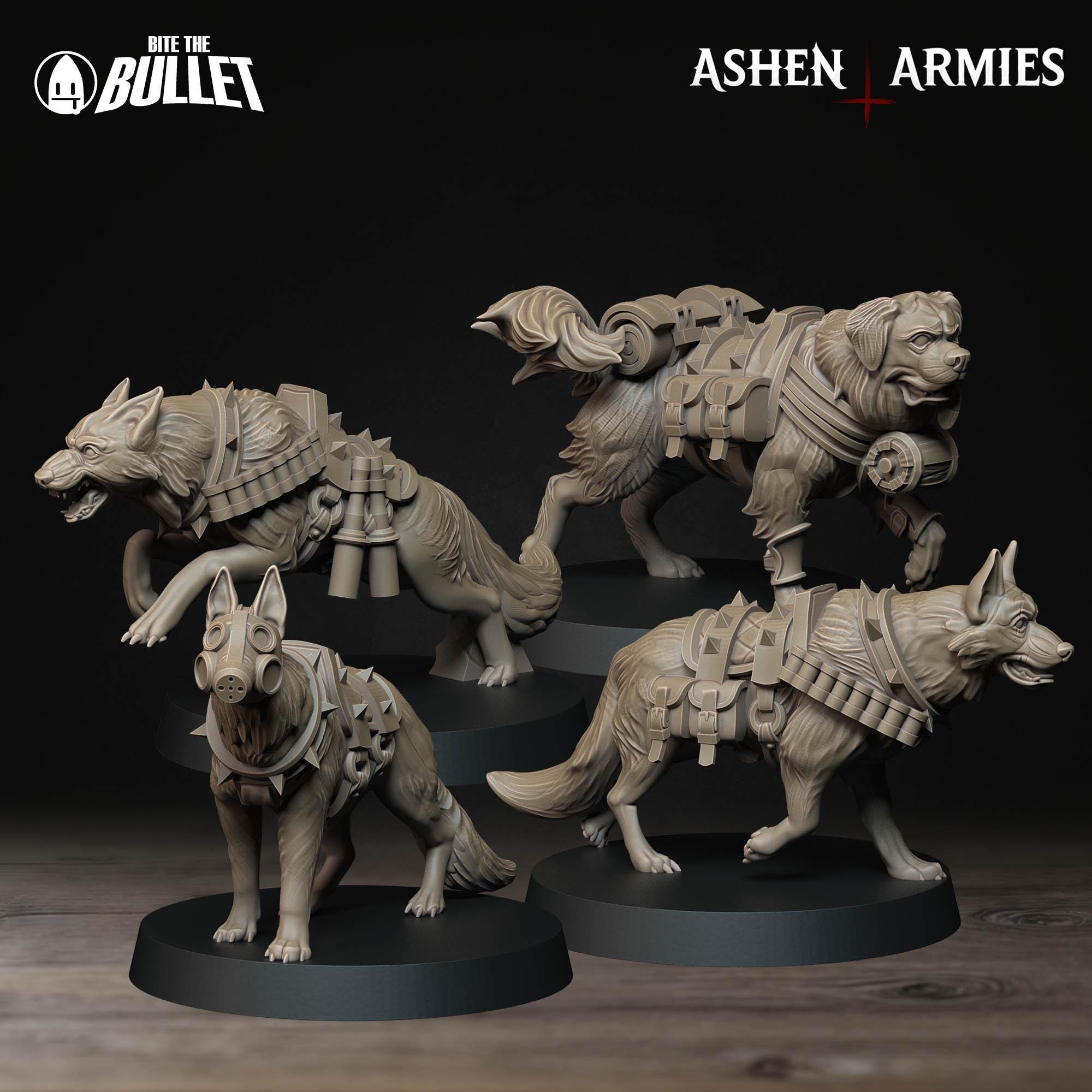 Combat Dogs (4 Sculpts)