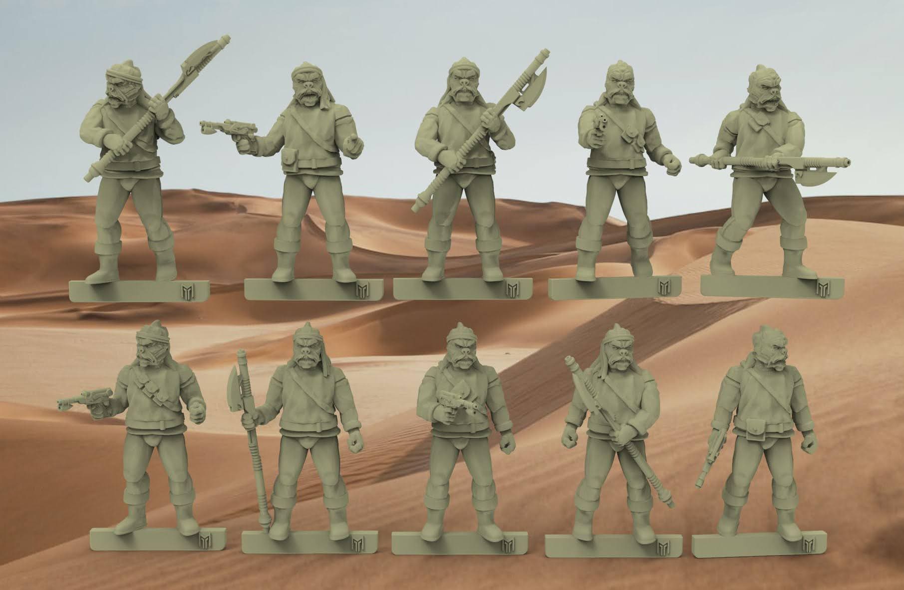 Skiff Guards (10 Sculpts)