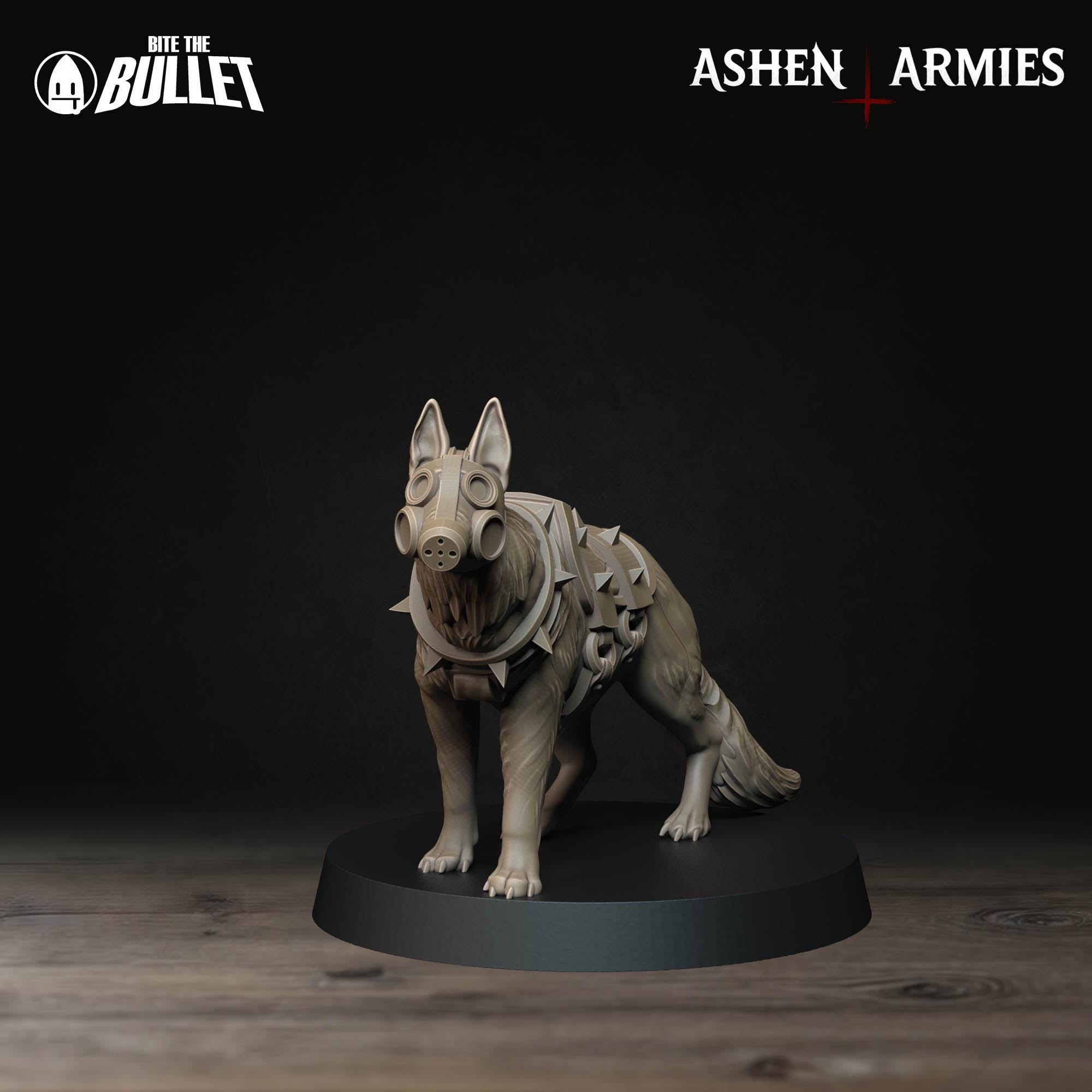 Alternative view of Combat Dogs (4 Sculpts)