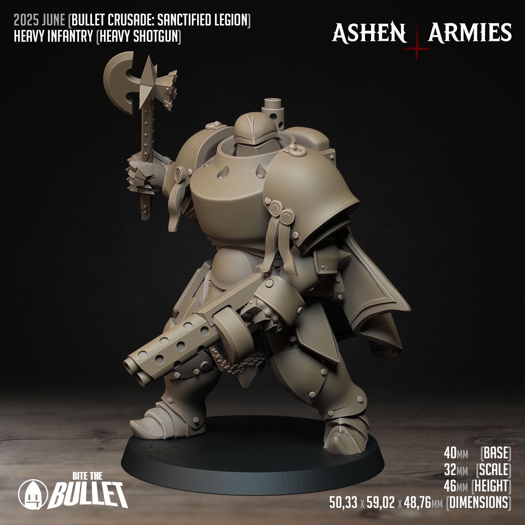 Alternative view of Heavy Infantry - Heavy Shotgun