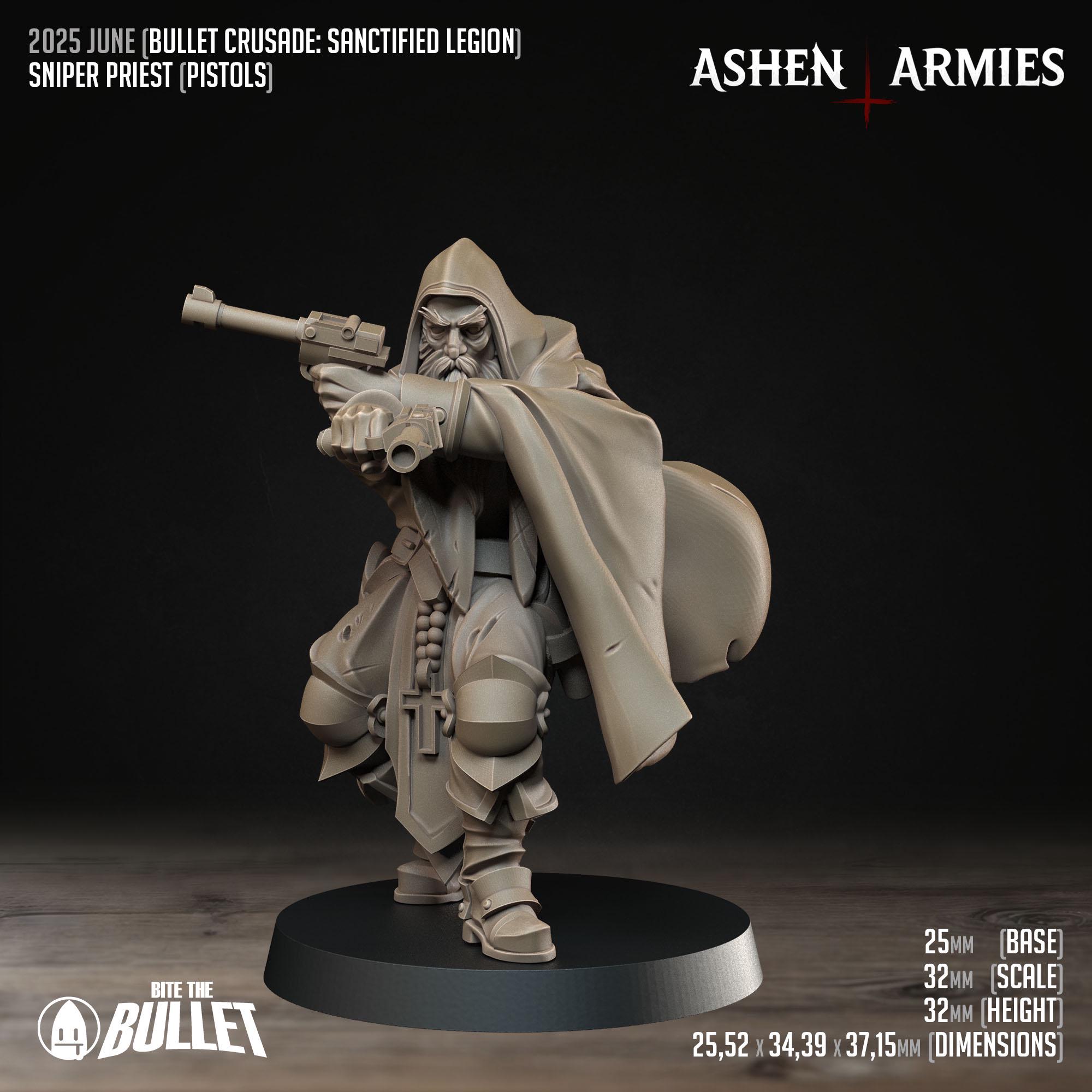 Alternative view of Sniper Priest with Dual Pistols (2 sculpts)