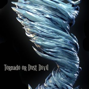 Tornado or Dust Devil (3 sizes in 10 colors)