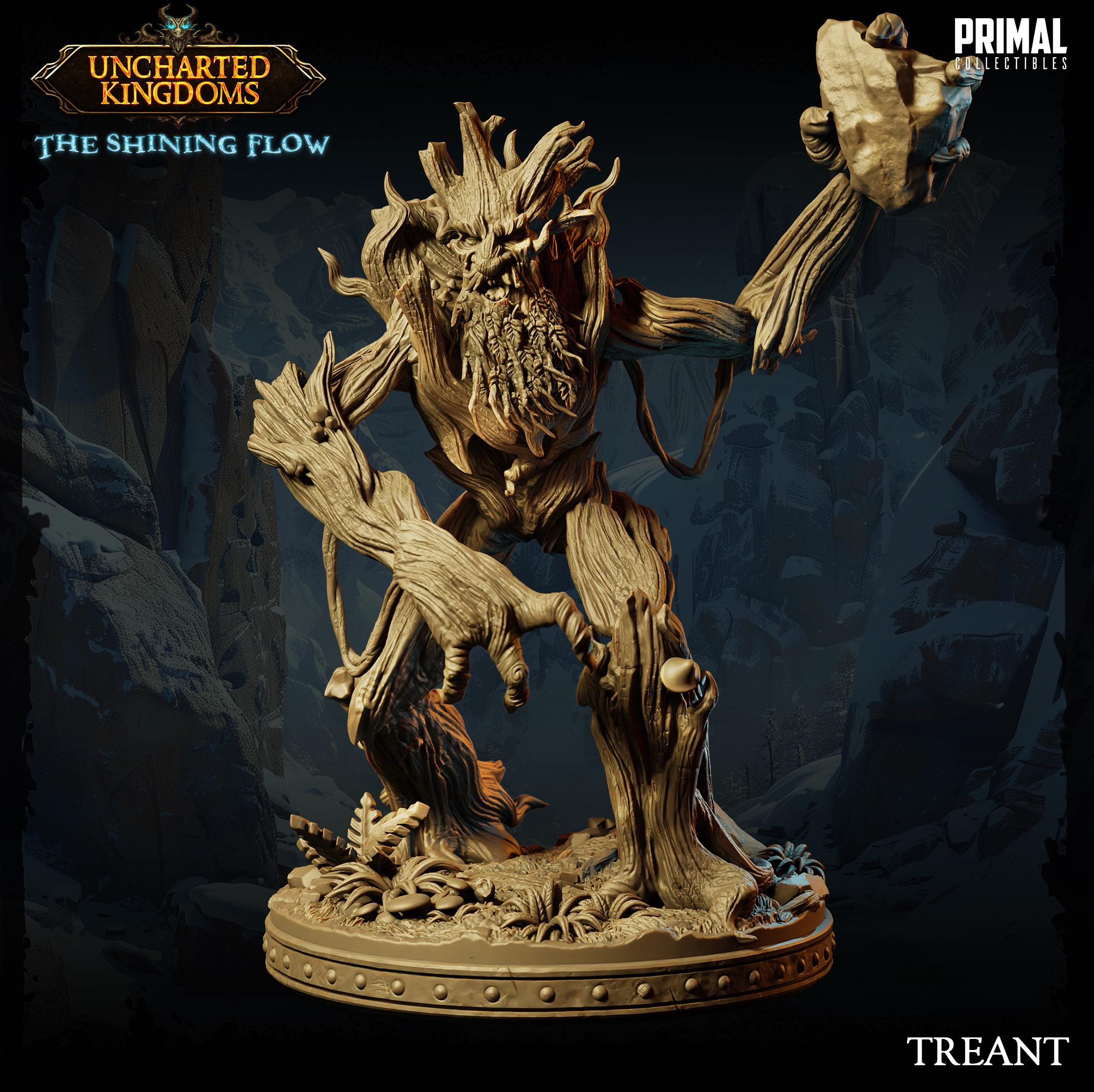 Alternative view of A Pair of Mist Treants (2 sculpts, 2 sizes)