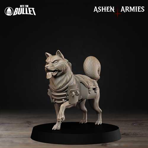 Alternative view of Shiba Inu Combat Dogs - 3 Sculpts