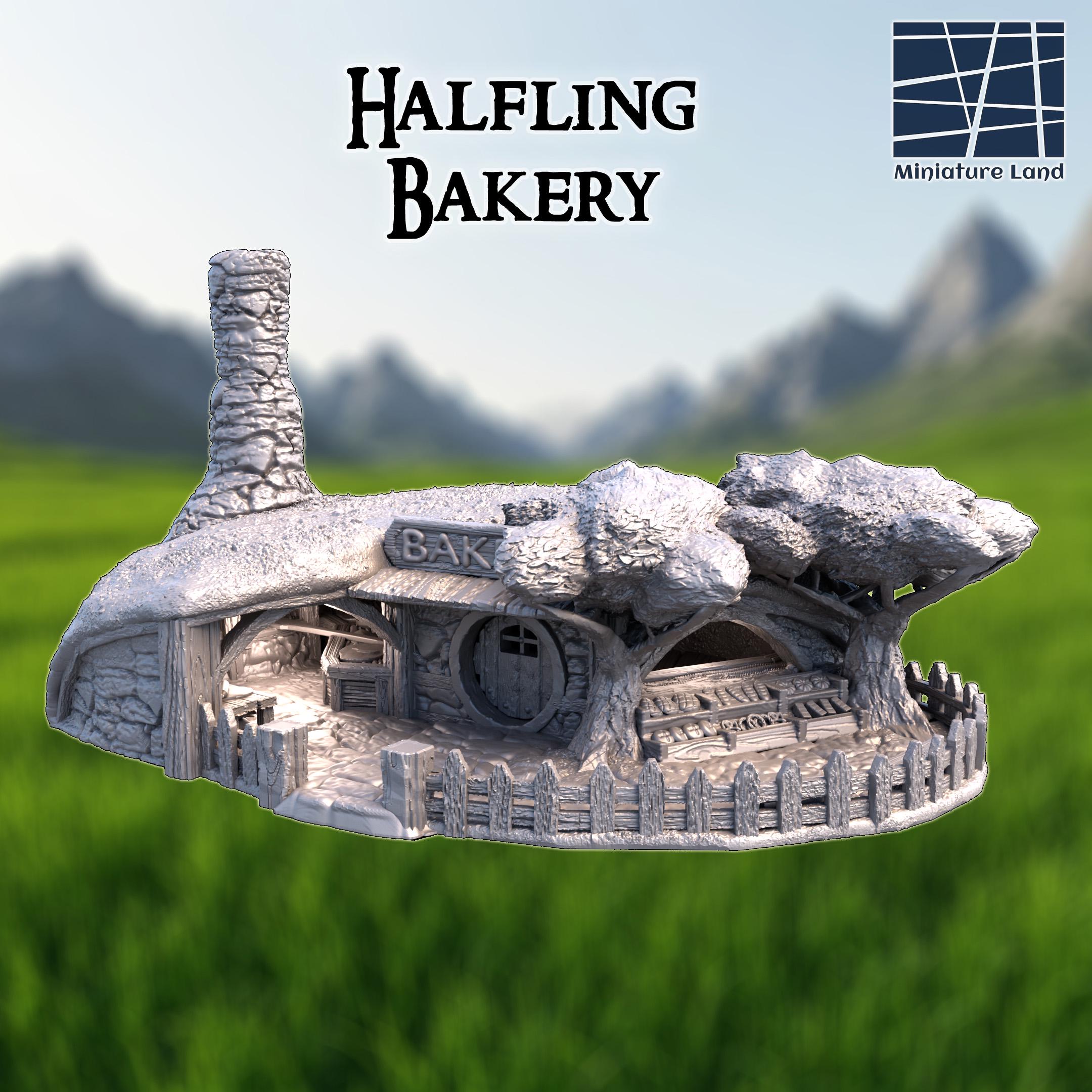 Alternative view of Halfling Bakery (Playable Interior, Working Doors)