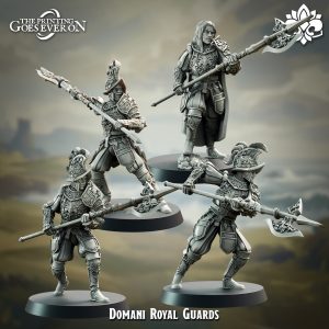 Alternative view of The Domani Royal Guard (4 sculpts)