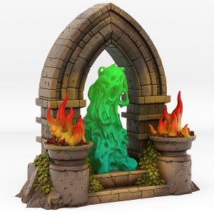 Haunted Castle Portal and Effect