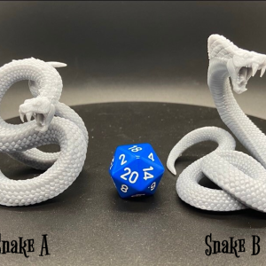 Alternative view of Giant Snakes (2 sculpts in 3 sizes)