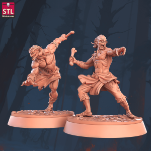 Ghoul Flingers (2 sculpts)