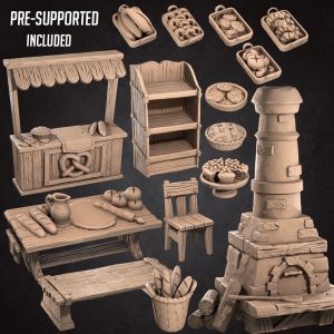 Bakery Breads, Biscuits and Bits (15 piece set)