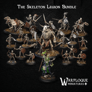 Skeleton Legion Modular Undead Army Set - Warriors, Archers, Cavalry - 28mm 32mm