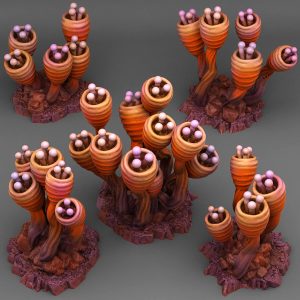 Alien Anemone Clusters (5 sculpt set)