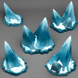 Frost Death Spikes (5 sculpt set)