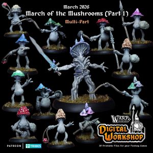Mushroom Warband – 7 Sculpts, 7,561 Possible Builds