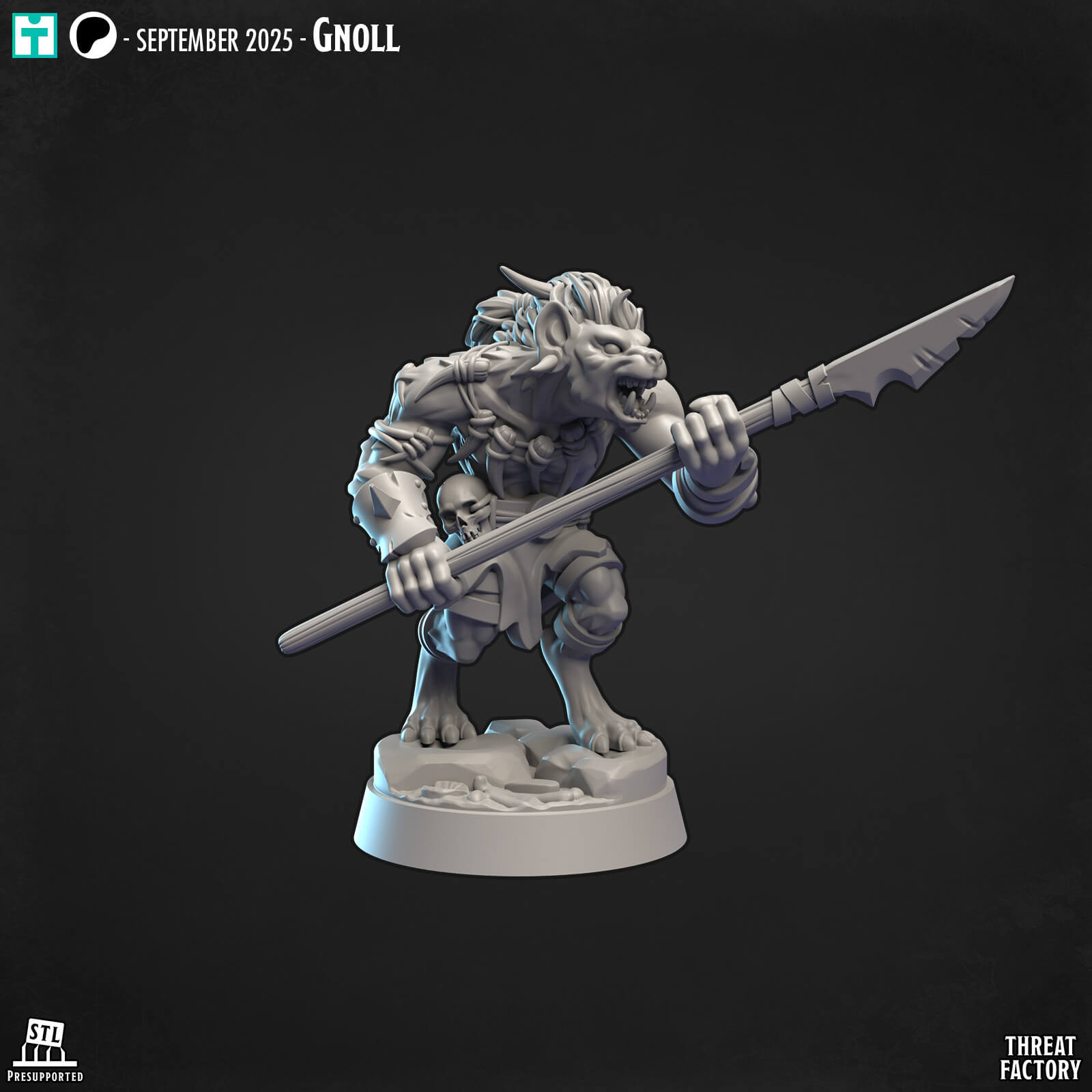 Gnoll Tribes Miniatures Set - 5 Hyena Raiders - Image 5