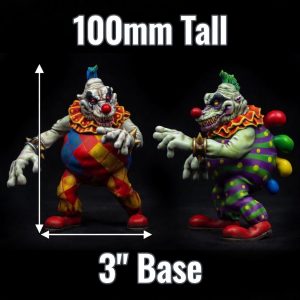Clownzilla - Giant Killer Clown Miniature (100mm Boss Monster)