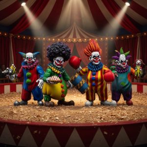 Clowns from Outer Space - 9 Body Modular Horde Set